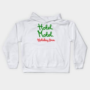 Hotel Motel Holiday Inn. Kids Hoodie